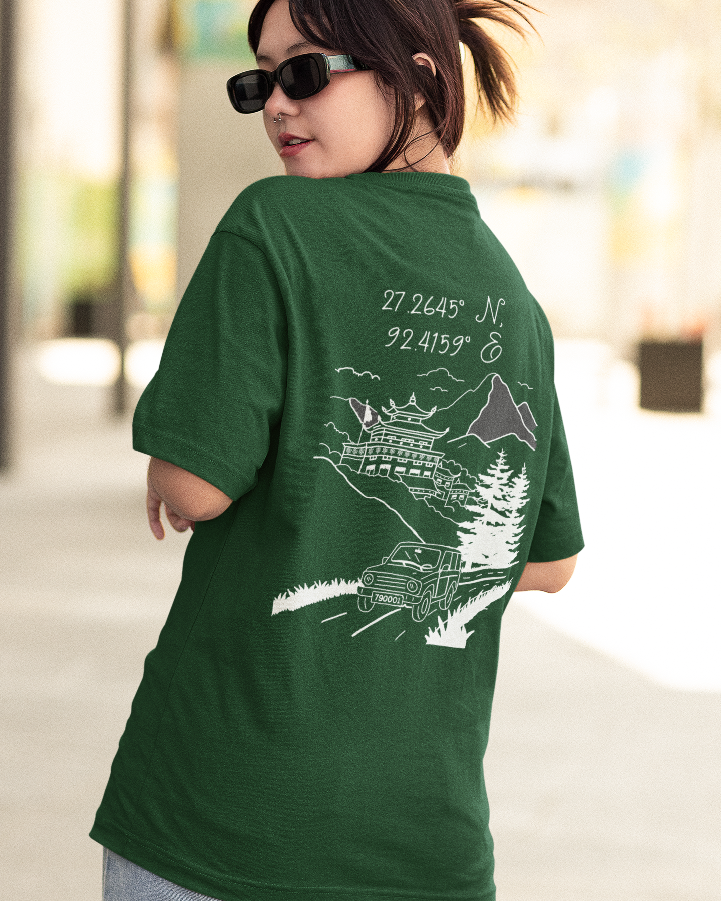 Arunachal Pradesh Oversized Unisex Tshirt