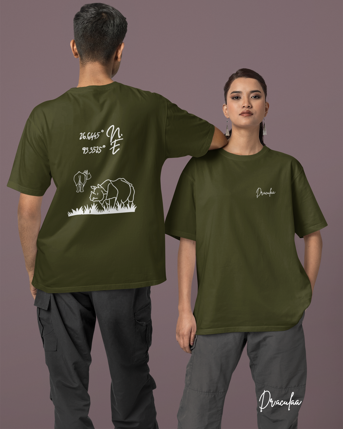 Kaziranga Unisex Oversized Tshirt