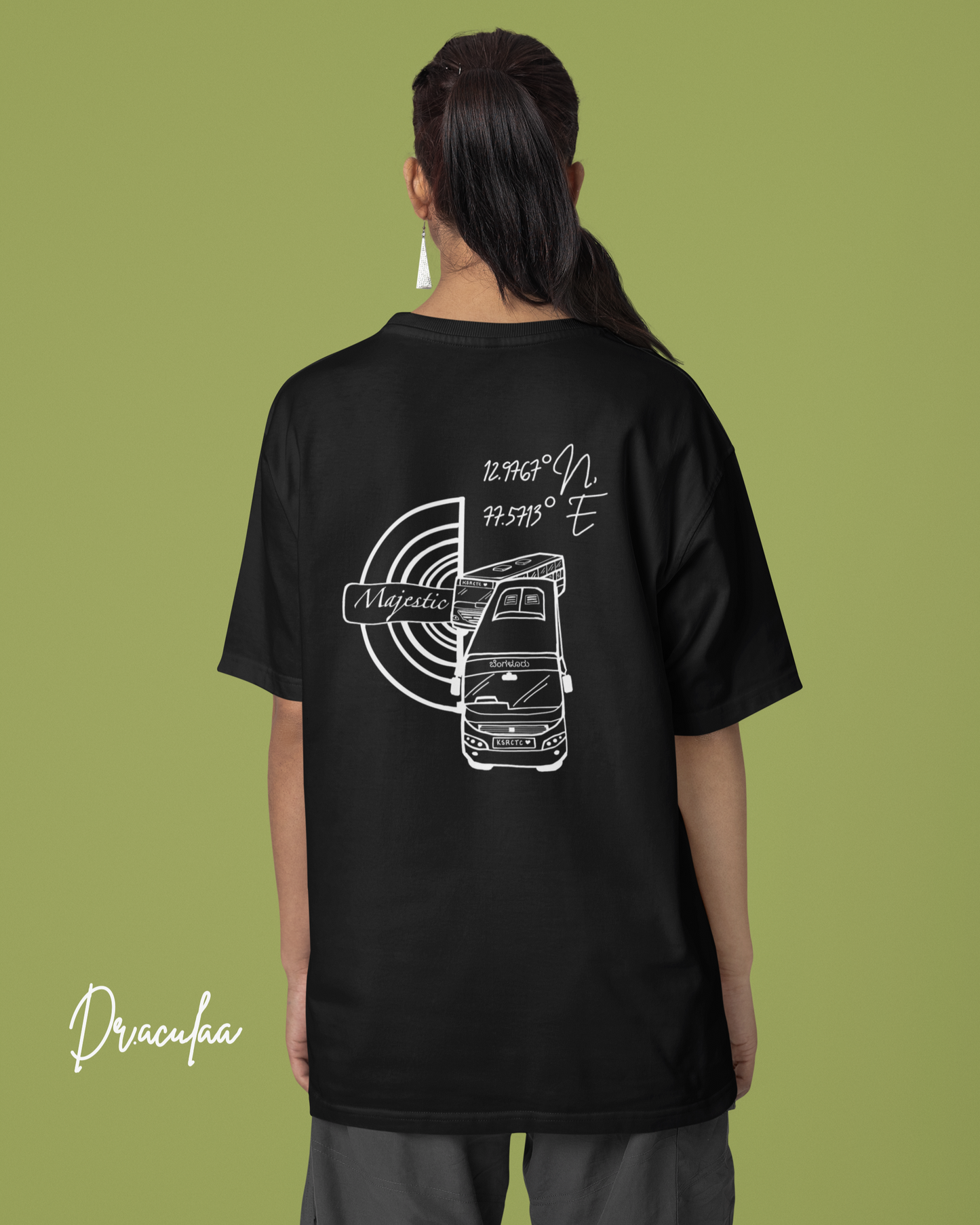 Majestic Bengaluru Oversized Unisex Tshirt