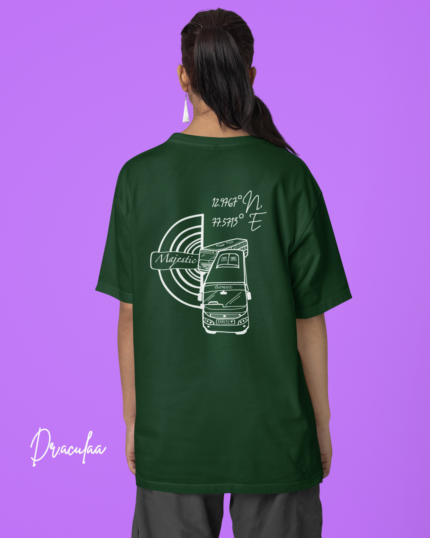 Majestic Bengaluru Oversized Unisex Tshirt
