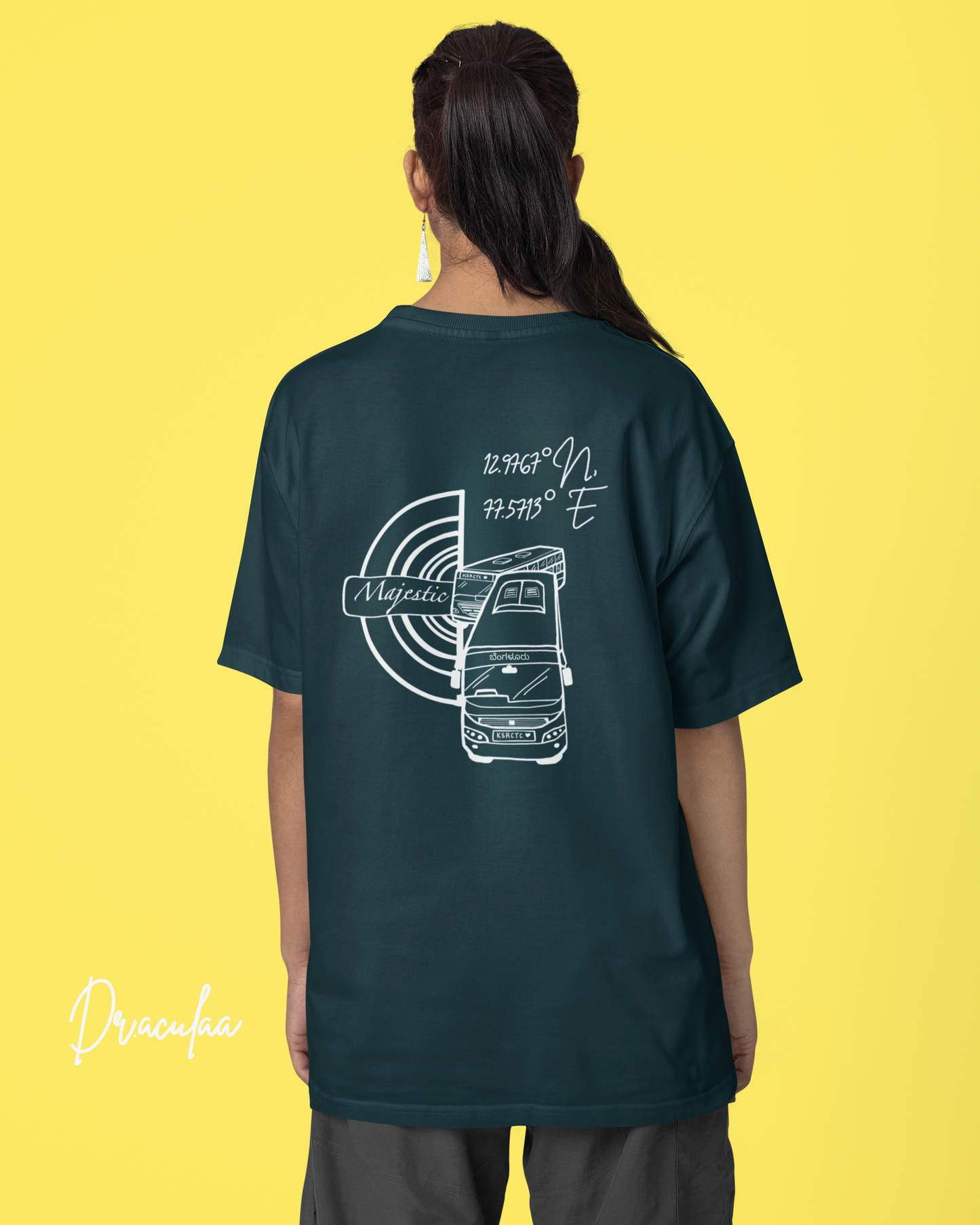 Majestic Bengaluru Oversized Unisex Tshirt
