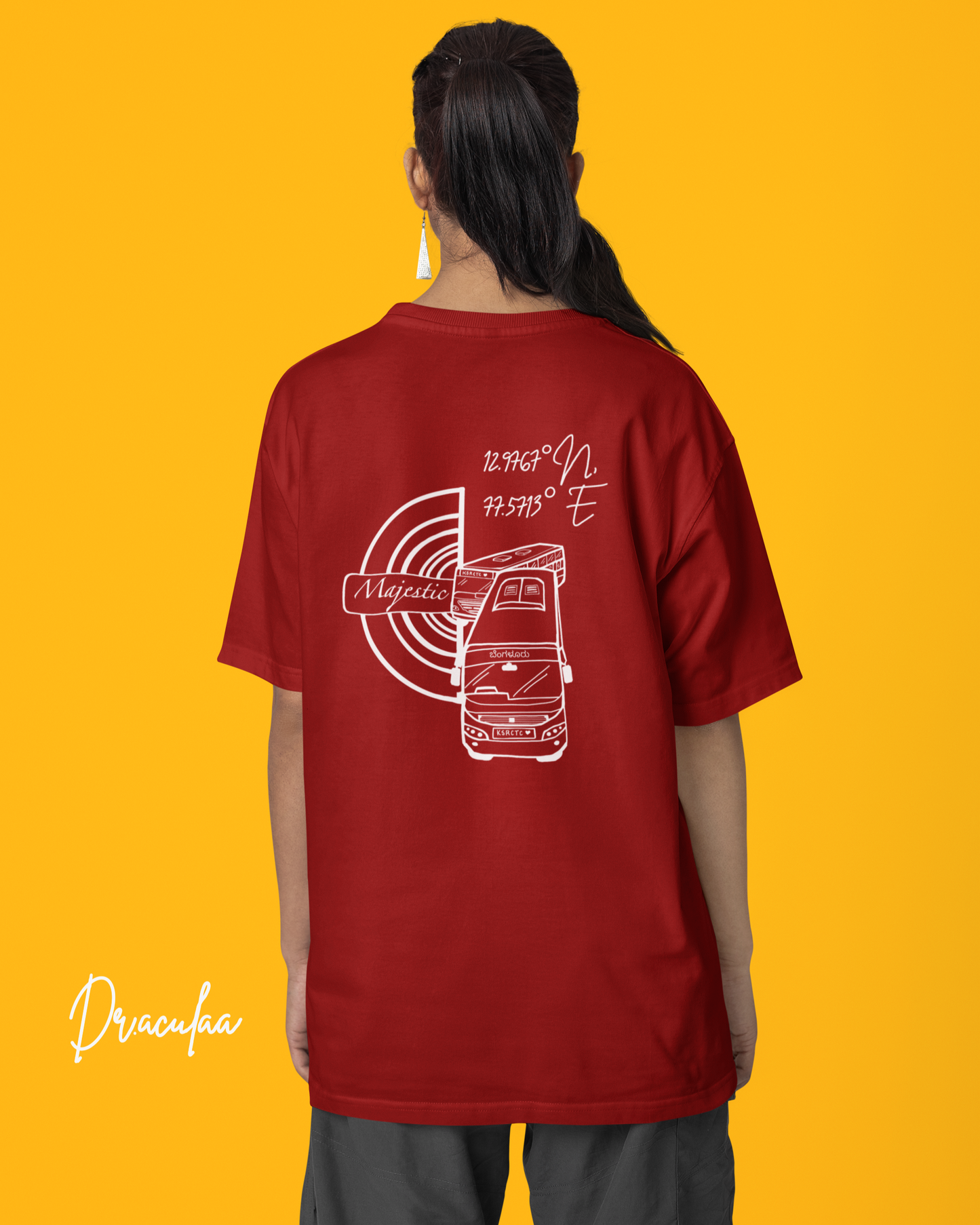 Majestic Bengaluru Oversized Unisex Tshirt