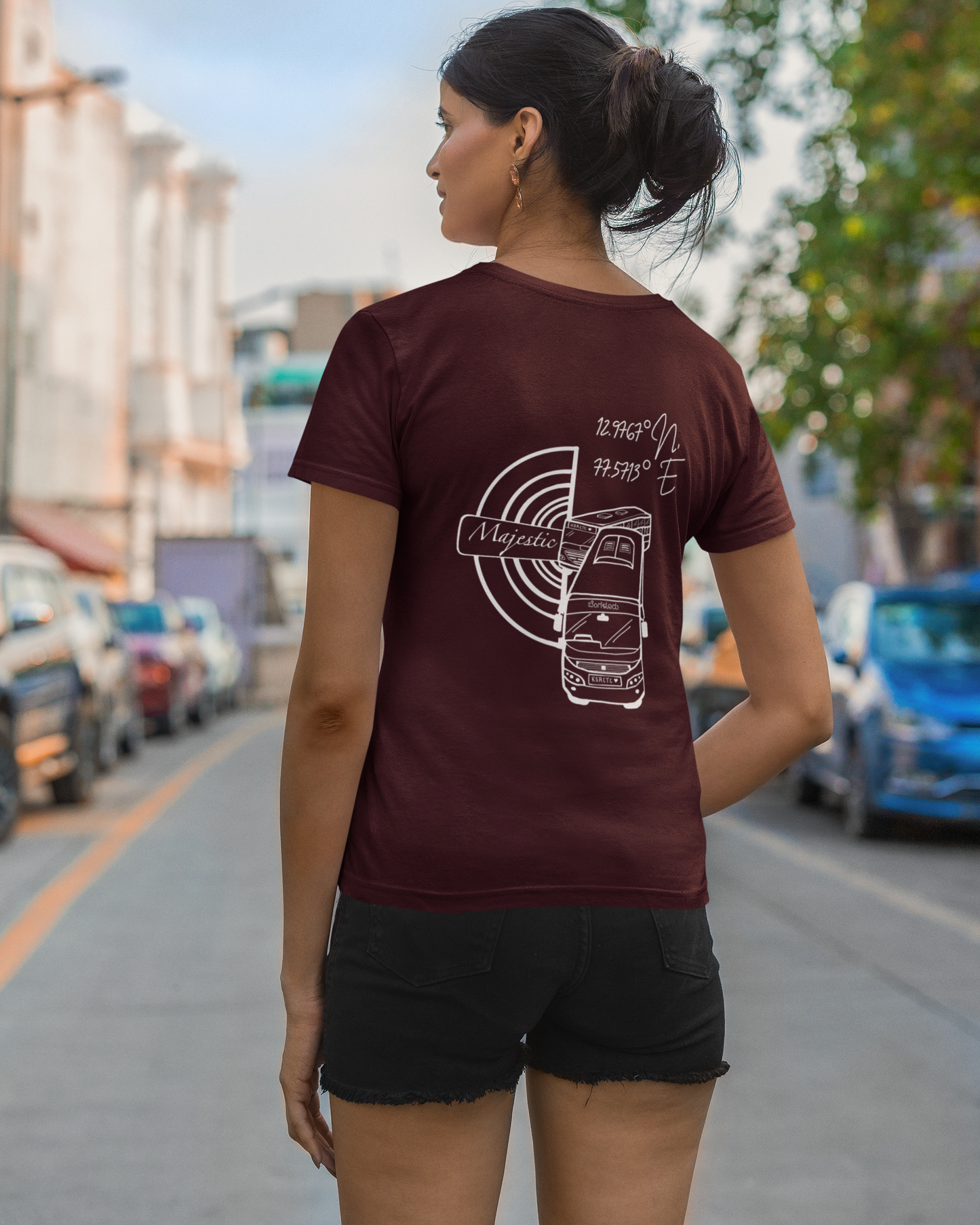 Bengaluru Women's Round neck T-shirt