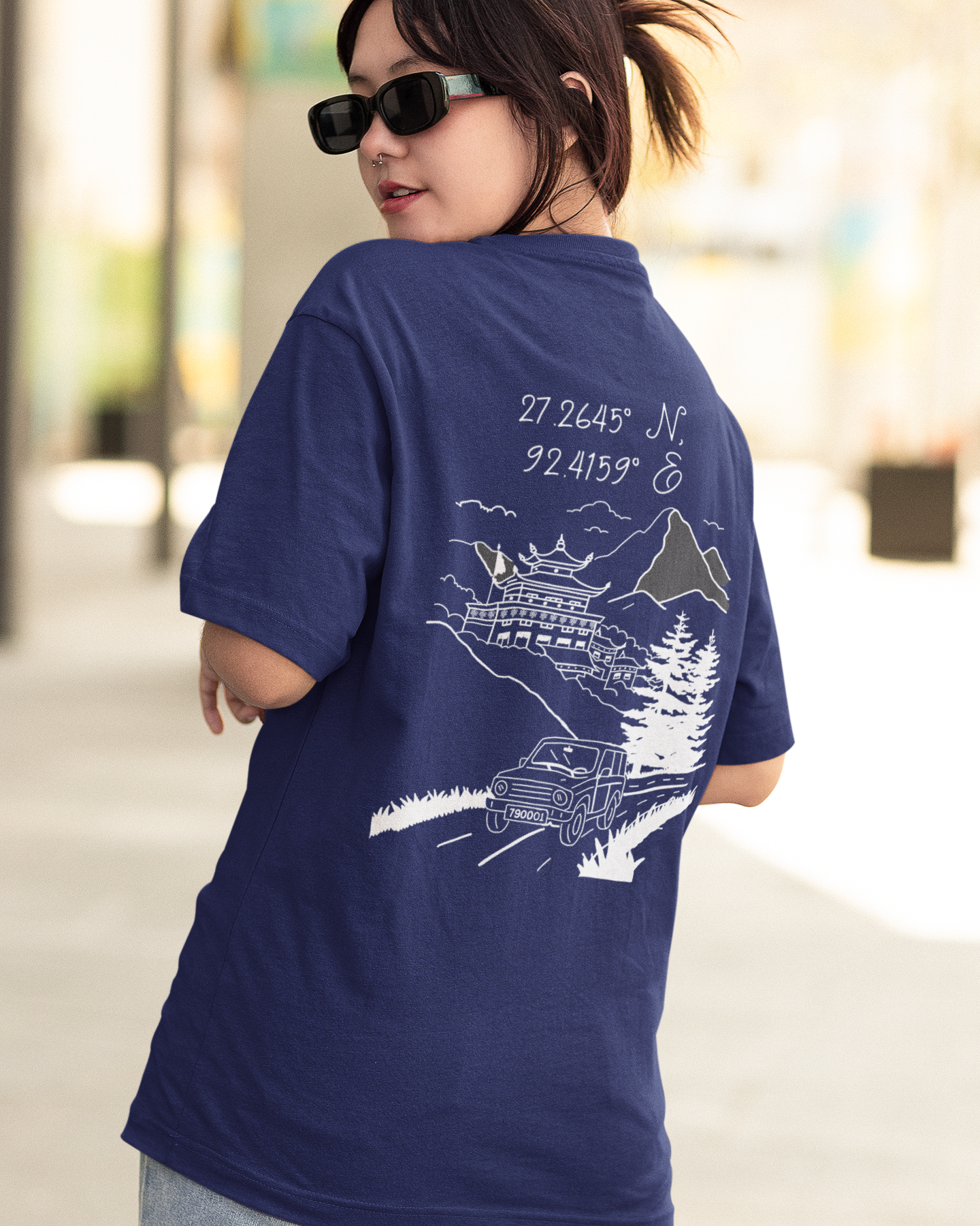 Arunachal Pradesh Oversized Unisex Tshirt