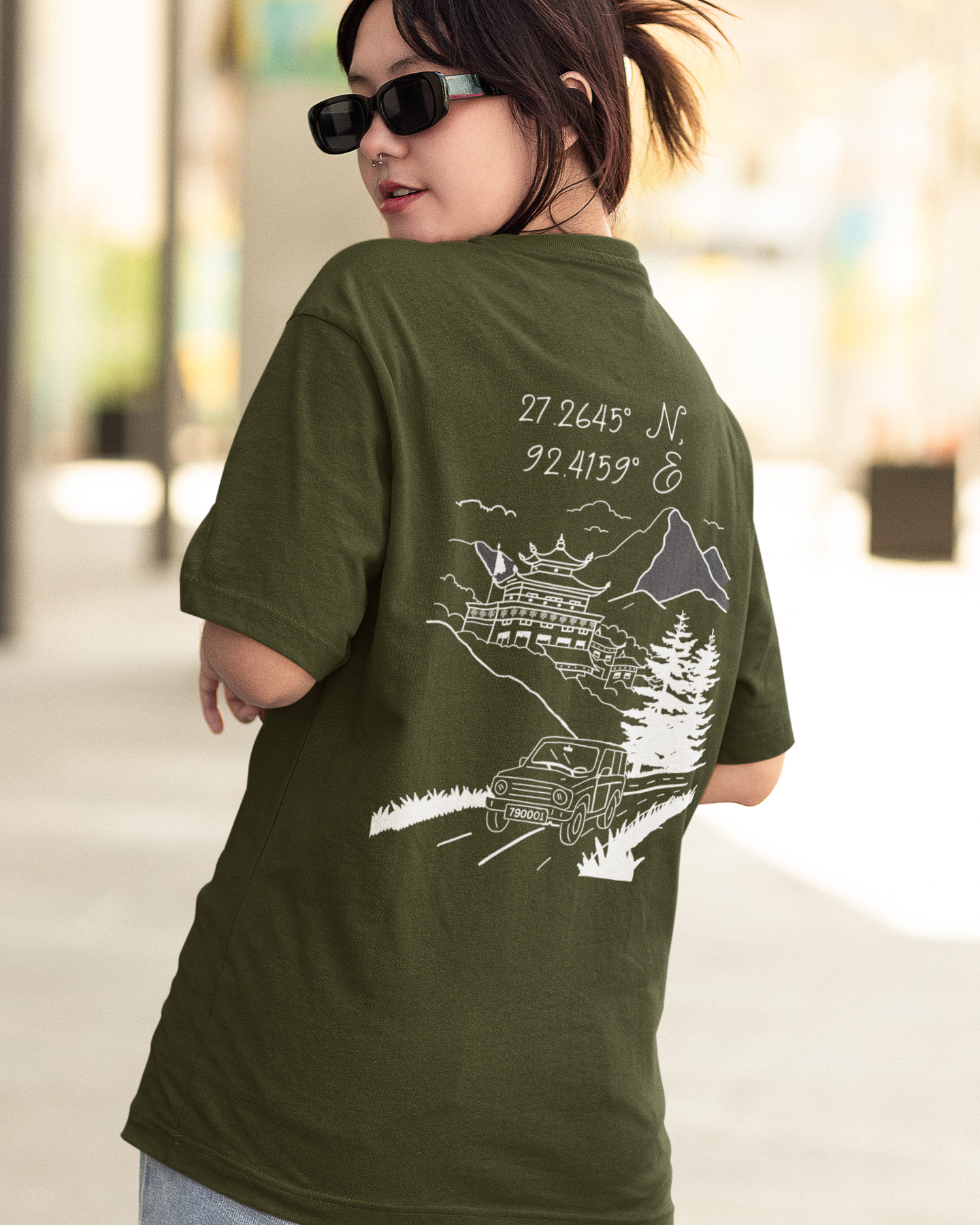 Arunachal Pradesh Oversized Unisex Tshirt