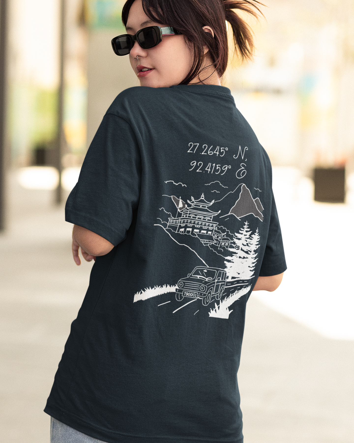 Arunachal Pradesh Oversized Unisex Tshirt