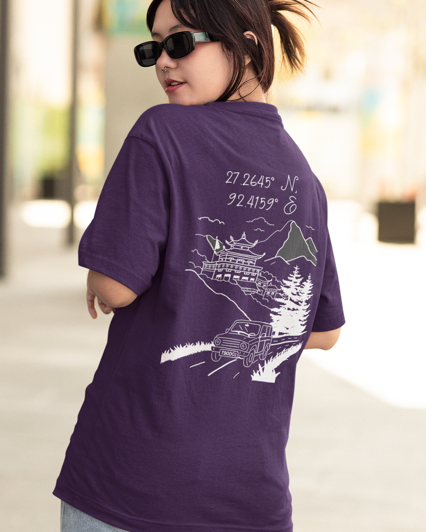 Arunachal Pradesh Oversized Unisex Tshirt