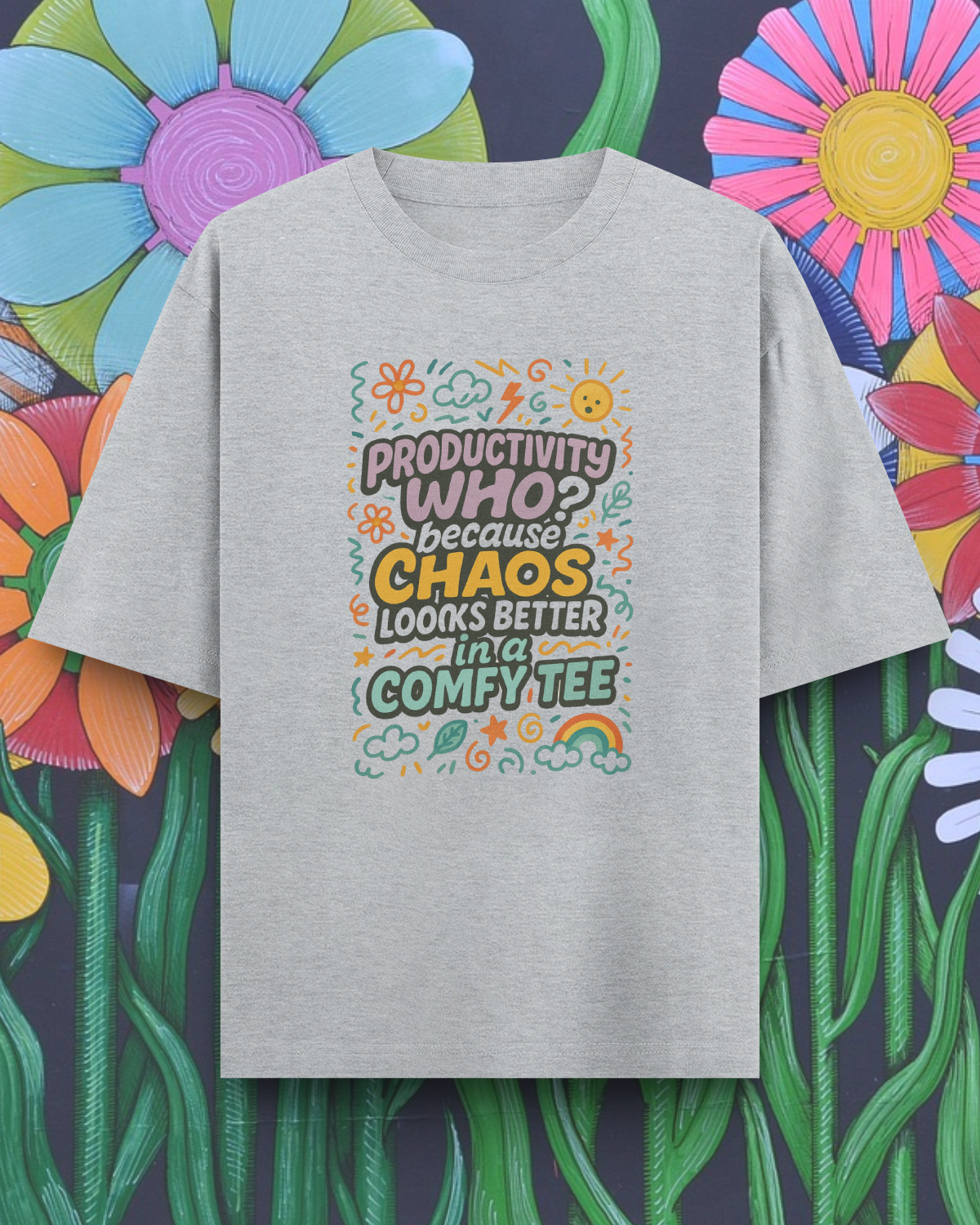 Chaos in Tee Oversized Tshirt