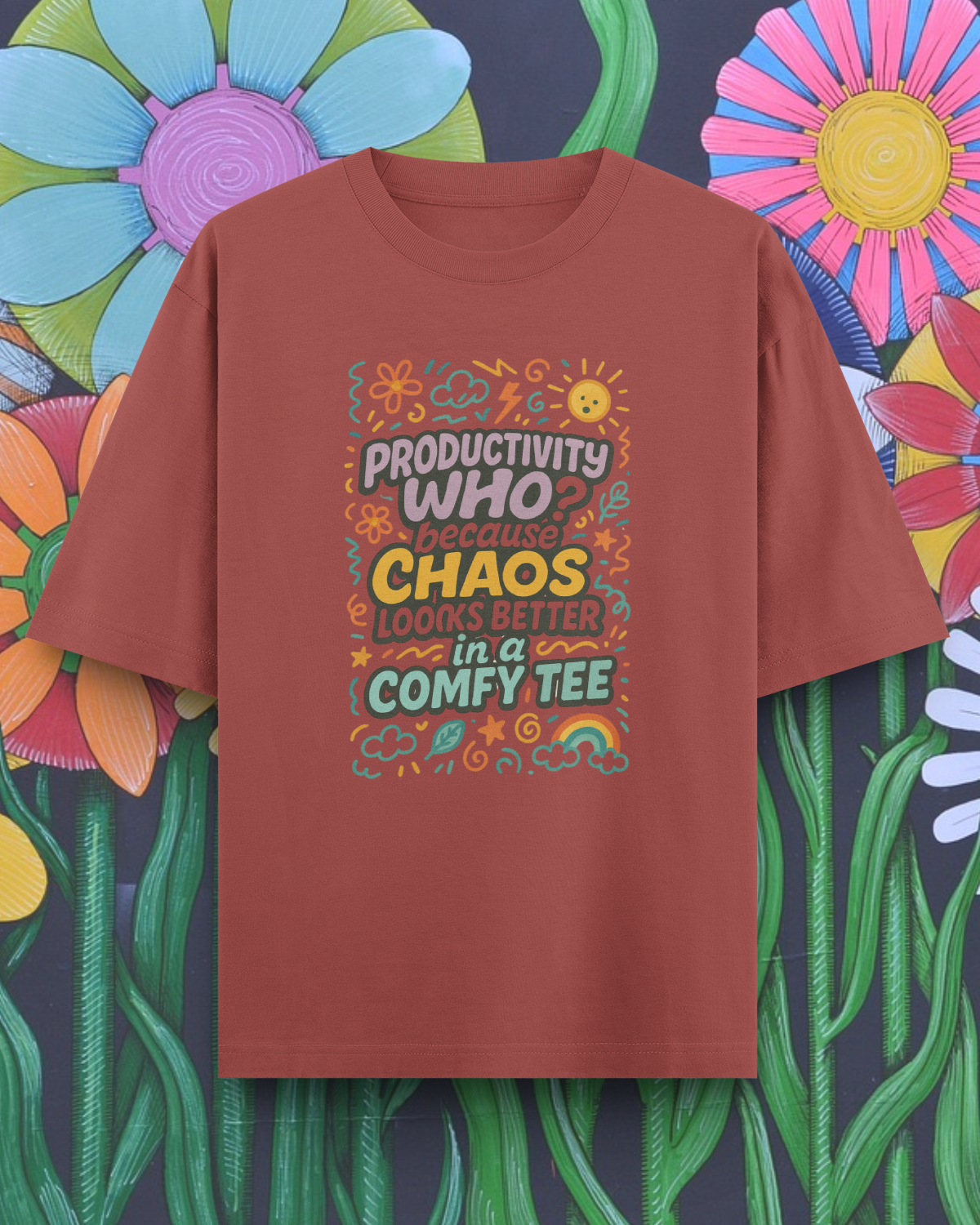 Chaos in Tee Oversized Tshirt