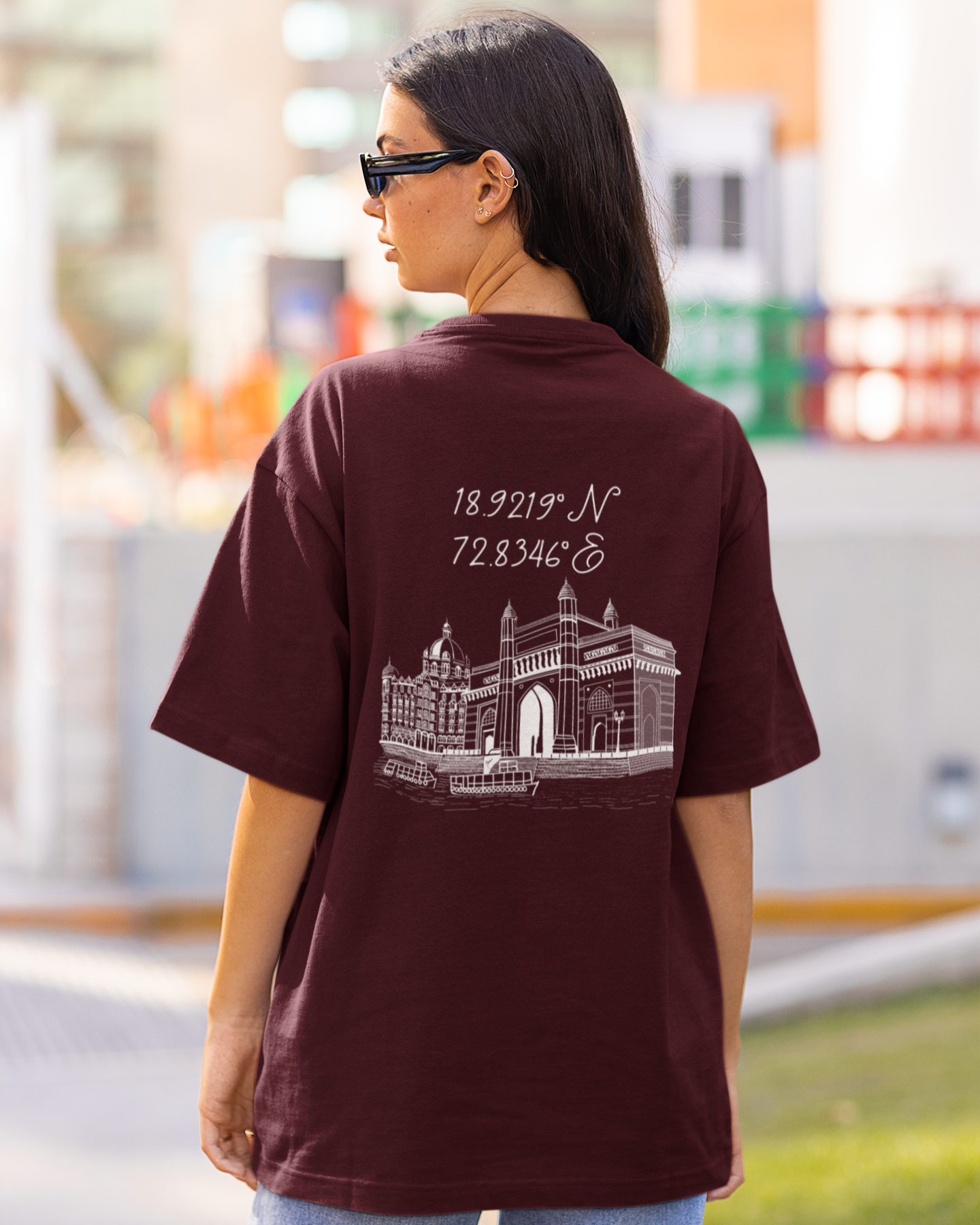 Mumbai Oversized Unisex T-shirt