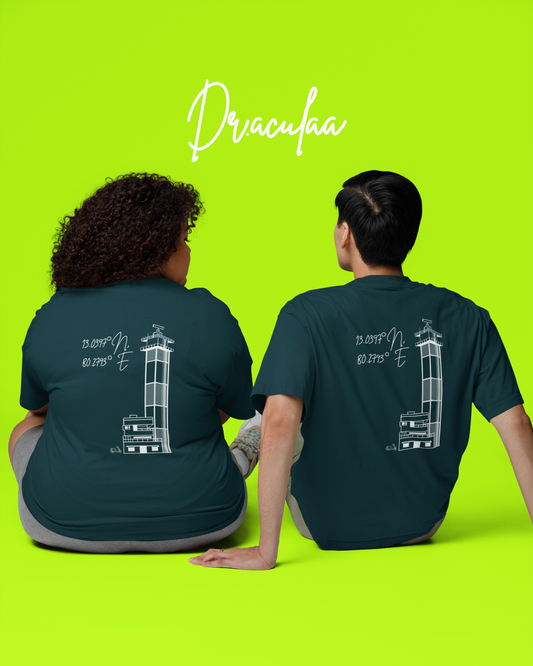 Chennai Light House Oversized Unisex Tshirt