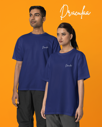 Majuli Oversized T-Shirt-Royal Blue